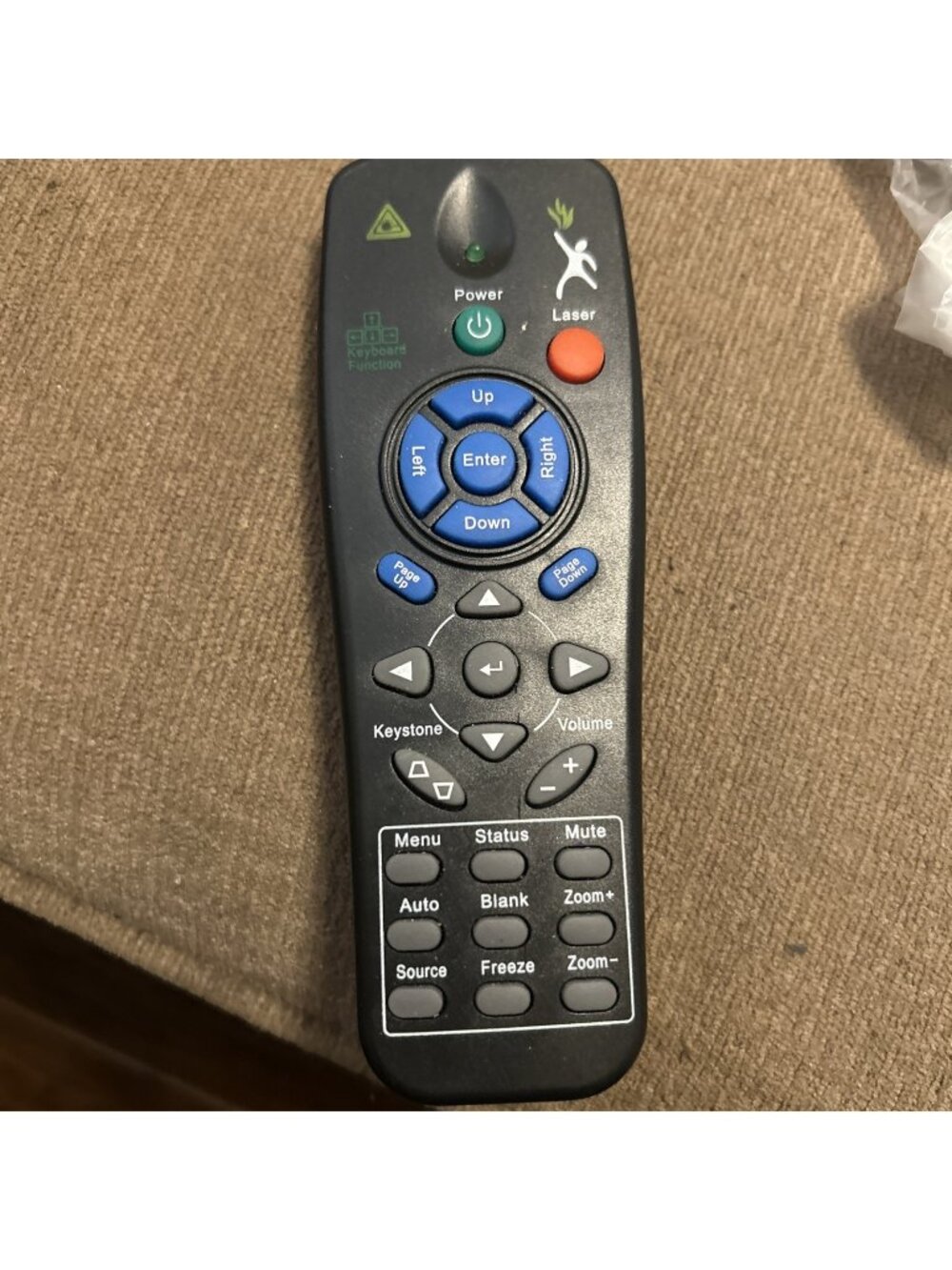 JAECS CO T320L PROJECTOR REMOTE CONTROL w/Laser Pointer
